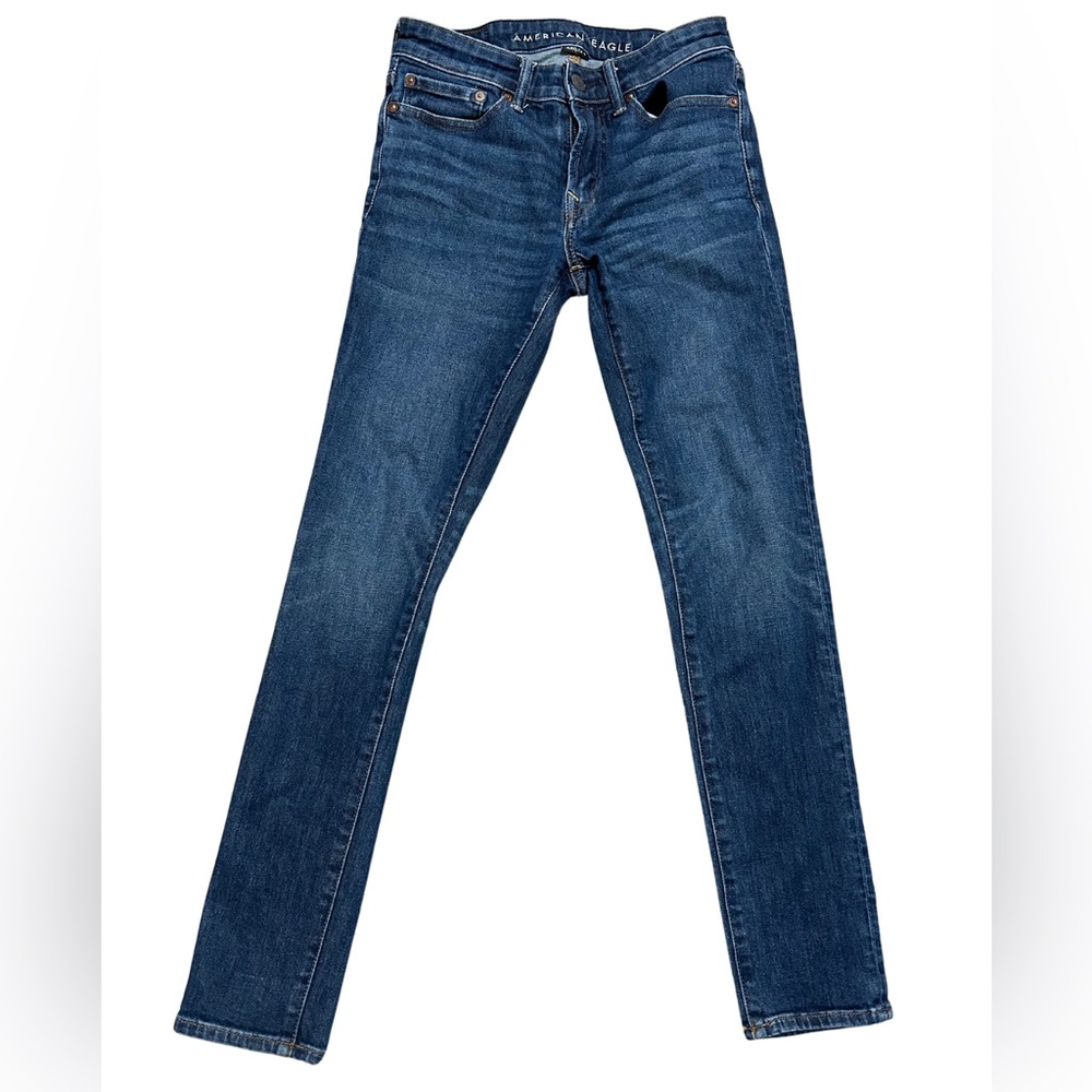 Blue American Eagle Skinny Jeans